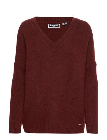 Edit Eva Vee Knit Red Superdry