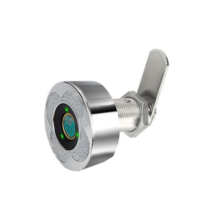 Skuff Fingerprint Lås Passord Postkasse Lås Biometrisk Skuff Lås Fingerprint Oppladbar Nøkkelfri Elektronisk Lås(B) (FMY)