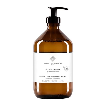 Essential Parfums Divine Vanille By Olivier Pescheux Hand And Body Soap 500 ml, Skincare, Håndpleje, Håndsæbe