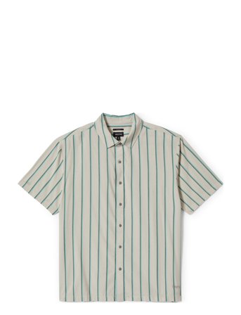 Brixton | Cru Stripe S/S Wvn | M