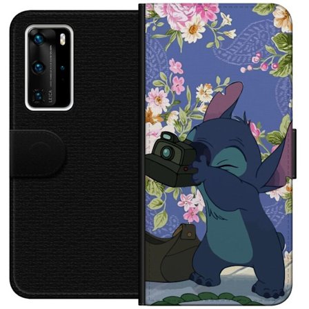 Kompatibelt Lommeboketui til Huawei P40 Pro Stitch med kamera
