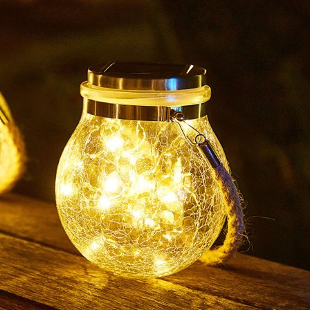 Solcellelamper Utendørs Henge Solhage Lanterner Vanntette 20