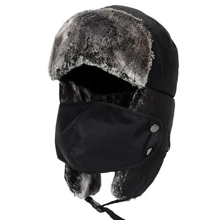 Vinter Børn Piger Trapper Trooper Hat Udendørs Varm Ski Cap Vindtæt Maske Øreklapper Ushanka Fleece Hat Til Børn