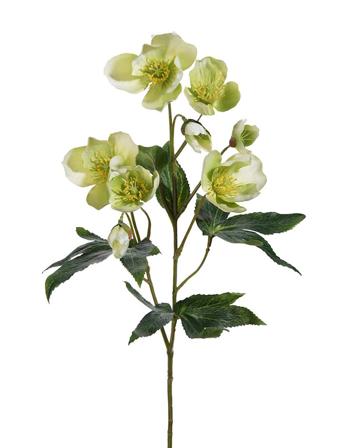 Mr Plant Kunstig Blomst Julerose-Hvit 57cm