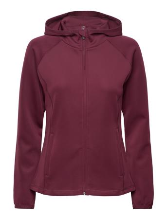 Onpcara Hood Fz Ls Swt Jck Noos Burgundy Only Play