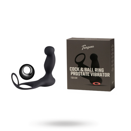 Cock & Ball Ring Prostate Vibrator With Remote - Sexleker Vuxen: Fleshlight, penisring, hylser & pumper