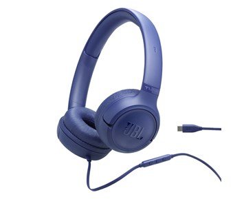 JBL-Tune 530C USB-C - Blue-JBL Tune 530C USB-C – kablede on-ear-hodetelefoner-Head & earphones-Over-ear-hodetelefoner