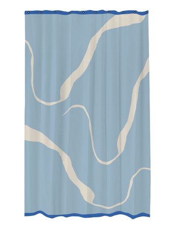 Mette Ditmer Nova Arte Shower Curtain - Blue - 150X200CM