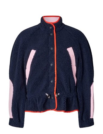 2412 Fleece / Nylon, Dropped Should Navy STINE GOYA