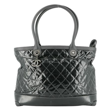 Chanel Vintage HandTass , Zwart , Dames , Maat: ONE Size Vintage Tassen