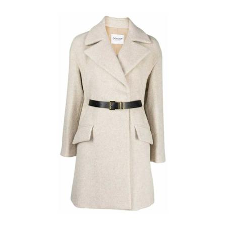 Dondup, Coat Beige, Dames, Maat:S