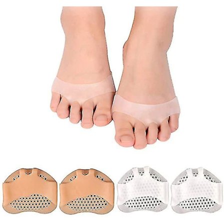 2 Par Silikonförfotssulor Högklackspads Smärtlindring