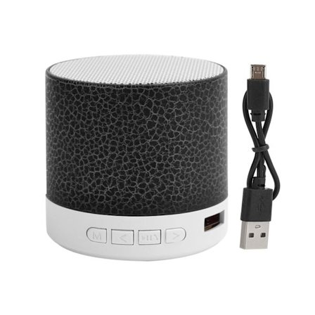 A9 Bluetooth-högtalare, bärbar liten högtalare, stereohögtalare för minneskort, ljud, FM, svart
