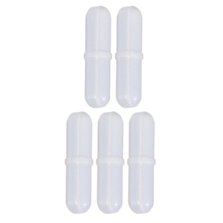 5-pak magnetisk omrører omrøringsstav omrøringsstav hvit omrøringsstav (3X0.8CM, hvit)