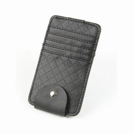 Bil Auto Solskydd Glasögon Förvaringshållare SVART Svart