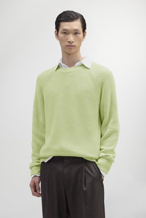 Jacobo Tröja Herr Grön Bomull