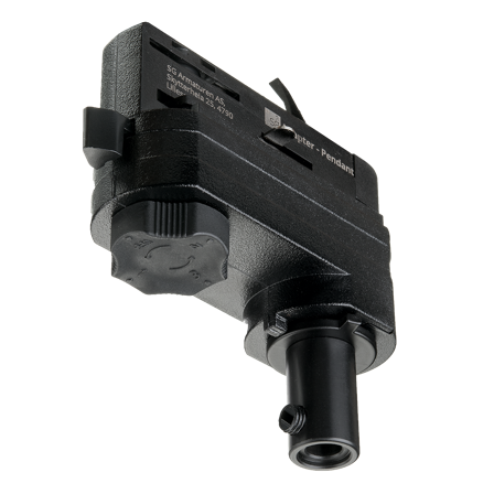 SG Armaturen 7402491 Adapter for pendelarmatur Svart, Belysning