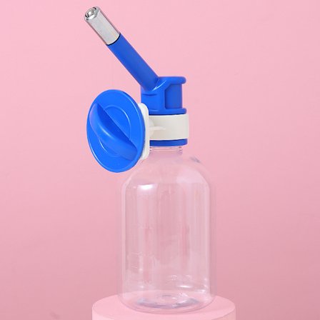 Patenteret drypfri flaske/foderautomat til marsvin/hamster/kanin/fritte/pindsvin//rotte/mus/smådyr/smådyr - til kæledyrsbure, kasser eller vægbeslag. 