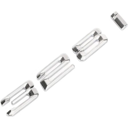 Bakluke Navneplate Badge Emblem Tall Bokstav Dekal 328 i Passer for 328i Krom