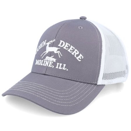 John Deere - Grå trucker Keps - Moline 112 Cap Grey/White Trucker @ Hatstore
