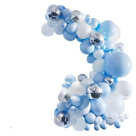 Ballong Arch Kit Macaron Blue Silver