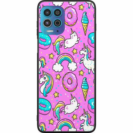 Motorola Moto G100 Svart Skal Unicorns