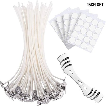 Candle Wick Bomullskärna 15CM SET 15CM SET