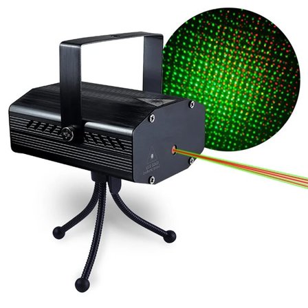 PartyFunLights ljudaktiverad laserlampa