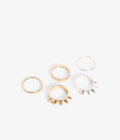 Kappahl | 5-pk. ringer | Gull