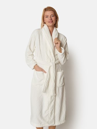 BRANDTEX - Morgenkåbe - Off White