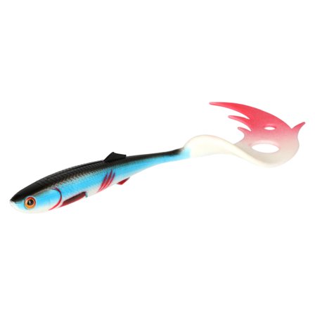 Mikado Sicario Pike Tail 24cm, 67g - Bleeding Blue