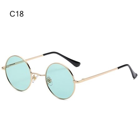 Små runda solglasögon Hippie Circle Solglasögon C18 C18