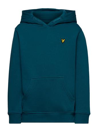 Classic Oth Hoody Fleece Hettegenser Genser Blå Lyle & Scott Junior