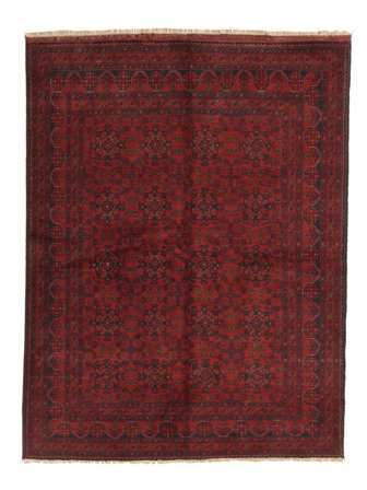 Koberec Afghán Khal Mohammadi 170X230 Černá/Tmavě Červená (Vlna, Afghánistán)