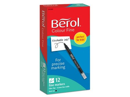 Berol Fiberpenna Fine 12/fp - Lyreco - Skola och förskola - Pennor och tillbehör - Fiberpennor - Standard