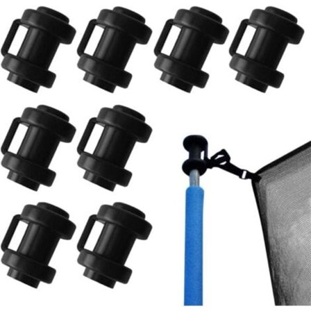 8-pak Trampolin Stolpebeskyttere, 1-tomme Trampolinbeskyttere, Trampolindele og Tilbehør