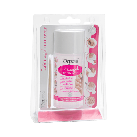 Depend Lösnagelremover, 100 ml Lösnaglar & dekoration Dam ONESIZE