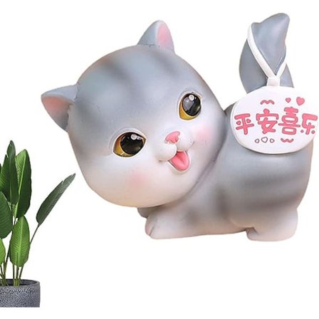 Kissafiguriinit Kissa Miniatyyriveistos Kissahahmot Koriste Alkuperäinen Taidehartsi Työpöydän Koriste Kissan Patsas Koristeellinen Pieni Kuva Sisä-