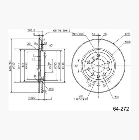 Biltema - BREMSESKIVE