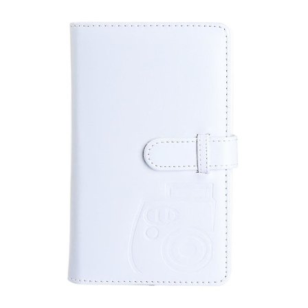 96 Lommer Luksus Læder Fotoalbum Tyk Opbevaring Instant Billede Etui Kort