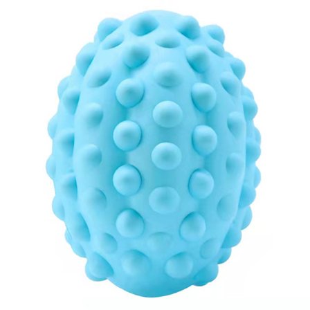 Hundleksak (ljusblå) oförstörbar, giftfri naturlig gummi Sq