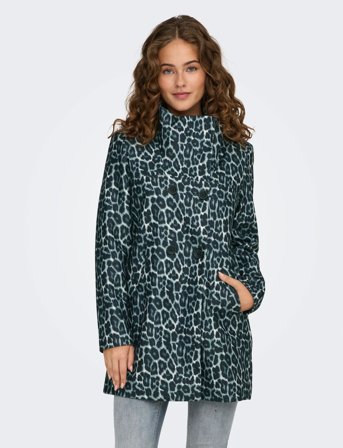 ONLY Onlsophia Nancy Leo Coat Cs Otw - Grey - M