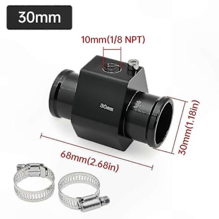 Radiatorslang Temperatursensor Adapter, 26mm-40mm Storleksintervall