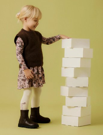 name it Nmfnaline Ls Dress - Pink - 104