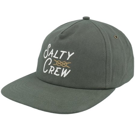 Salty Crew - Grønn unconstructed Caps - Splice Canvas Olive A-Frame Snapback @ Hatstore