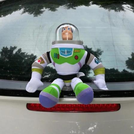 Toy Story Sheriff Woody Buzz Lightyear Auto Nuket Pehmolelut Auton Taka-Riippu Hauskat Lelut Söpöt Auton Koristeet Syntymäpäivälahjat DB Bass 