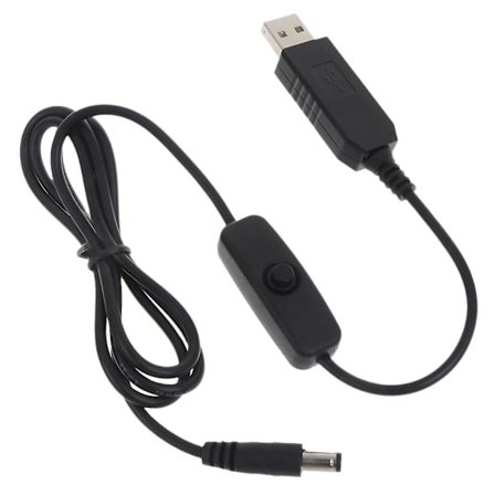 USB 5V Boost till 12V Spänningsomvandlare 2A Step-up Volt Transformator Boost-kabel