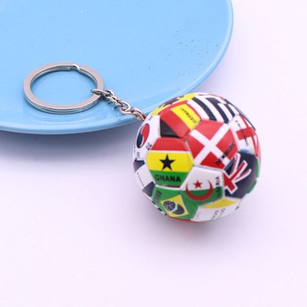 5 kappaletta jalkapallo avaimenperä riipus mustavalkoinen jalkapallo