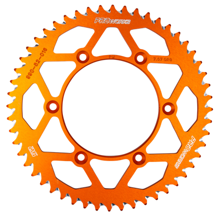 Couronne Proworks Aluminum Orange - Husaberg FE650 2004-2008