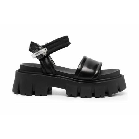 Premiata, Flat Sandals Czarny, Kobieta, Rozmiar: 36 EU